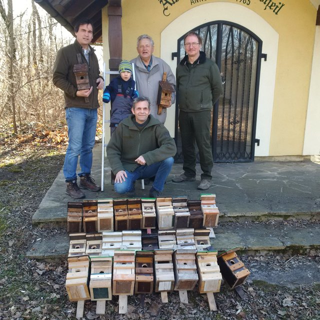 Bürgermeister Christian Bauer, Magdalena Bauer, Heribert Bauer, Rudolf Paradeiser und Gerhard Bockberger | Foto: privat
