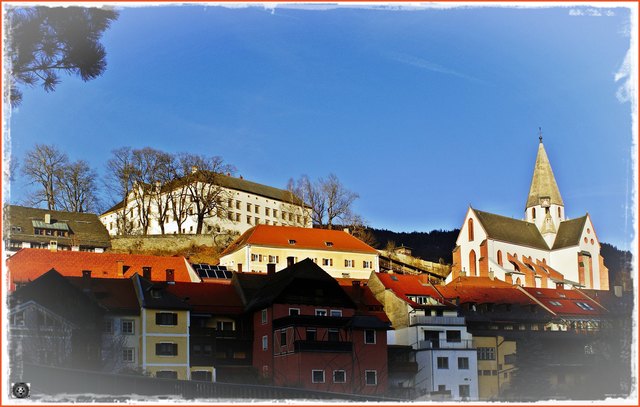 Schloss Murau und Stadtpfarrkirche