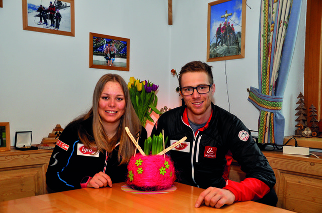 Mit Doppelgold in der ersten Saison haben die Fuschler Carina und Julian Edlinger nicht gerechnet.