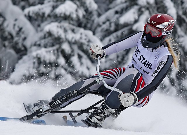 Skibob Weltmeisterin Lisa Zaff