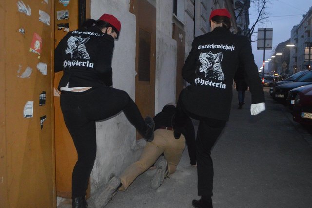 Die Mitglieder der Burschenschaft Hysteria sind ins ehemalige Fritz-Stüber-Heim gezogen und beförderten damit die Rechtsextremen hinaus (Symbolbild).