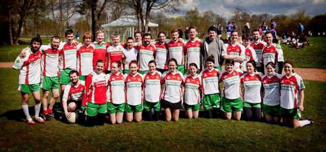 Die Vienna Gaels beim Gaelic Football Training | Foto: Christopher O’Reilly