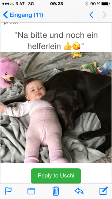 Von Nadja Kellner aus Langenzersdorf (per E-Mail am Gewinnspiel teilgenommen)