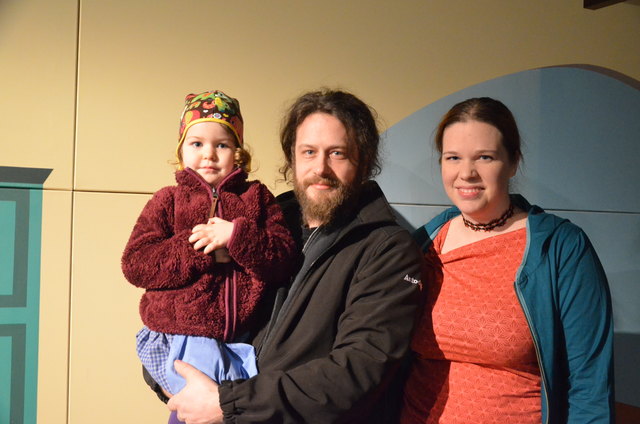 Barbara Schädl mit Tochter Hanja und Ehemann Christoph