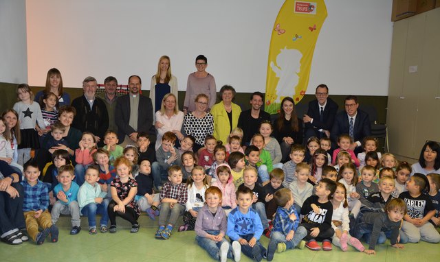 Schallendes Kinderlachen im rundum sanierten Kindergarten St. Georgen.