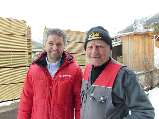 Rainer und Ernst Falch stehen für hochwertige regionale Erzeugnisse.