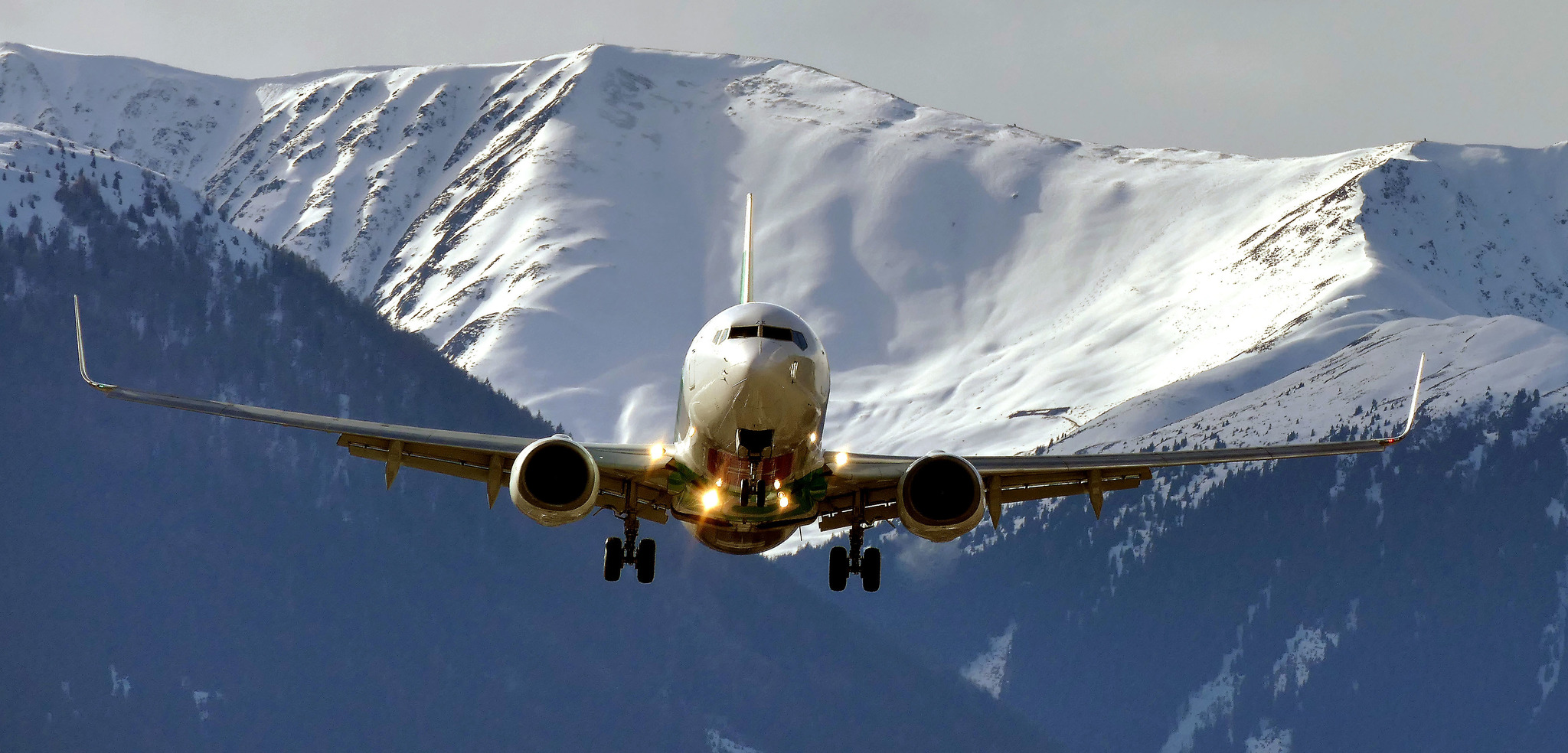 Anflug Airport Innsbruck - Imst