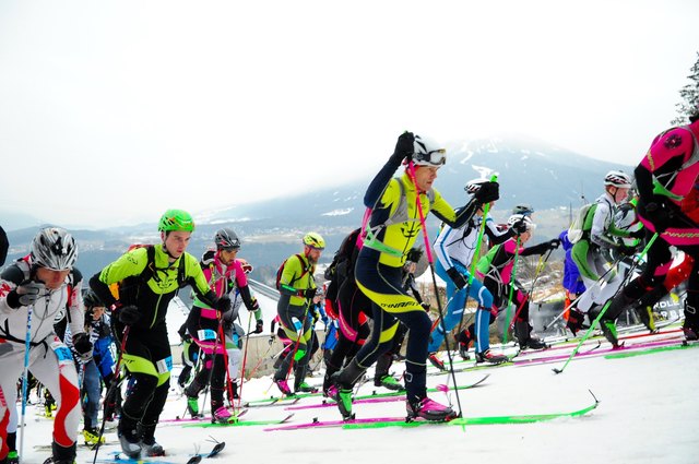 Die Skibergsteiger sind beim Traditionsrennen am Patscherkofel wieder unterwegs.