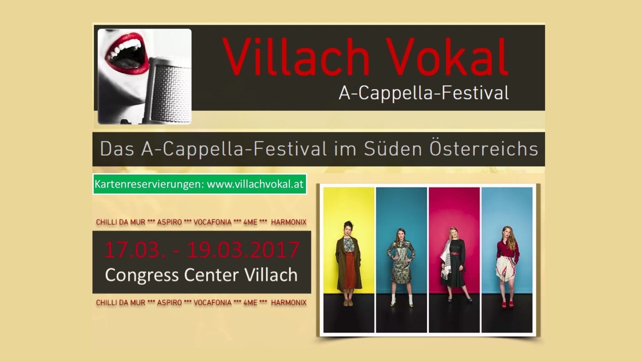 ACappellaFestival "VILLACH VOKAL" Villach