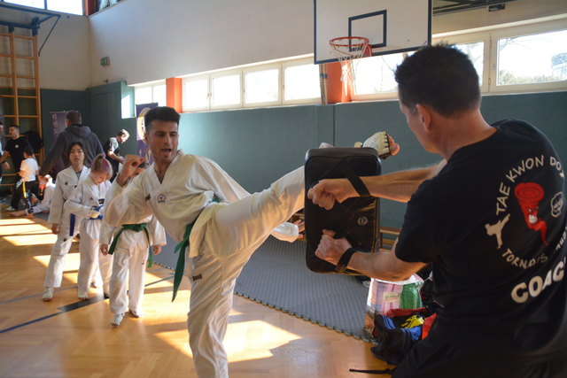 Es wurde hart trainiert.