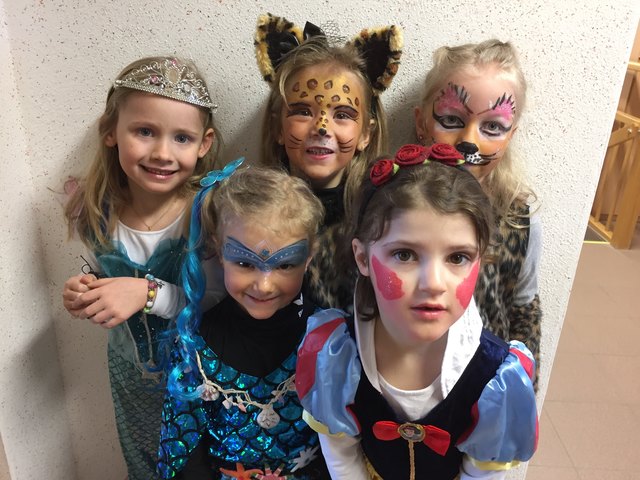 Die Kinder zeigten ihre Verkleidungen beim Faschingsfest im Kindergarten Gosau. | Foto: Diakoniewerk