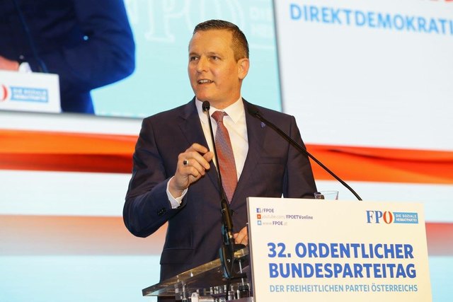 Strache-Stellvertreter: Mario Kunasek wurde wiedergewählt. | Foto: FPÖ-Stmk/Lindinger