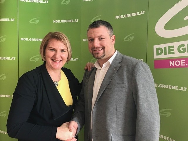 Helga Krismer und Dominic Hörlezeder.