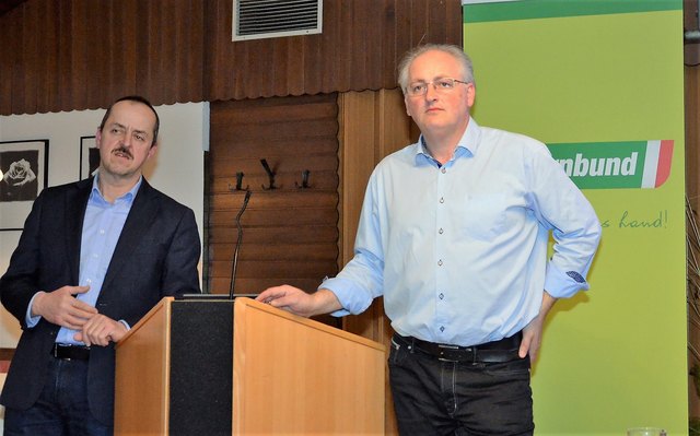 Bauernbund-Bezirksobmann Josef Diermayer und Landwirtschaftskammer-Rat (LKR) Norbert Ecker. | Foto: privat