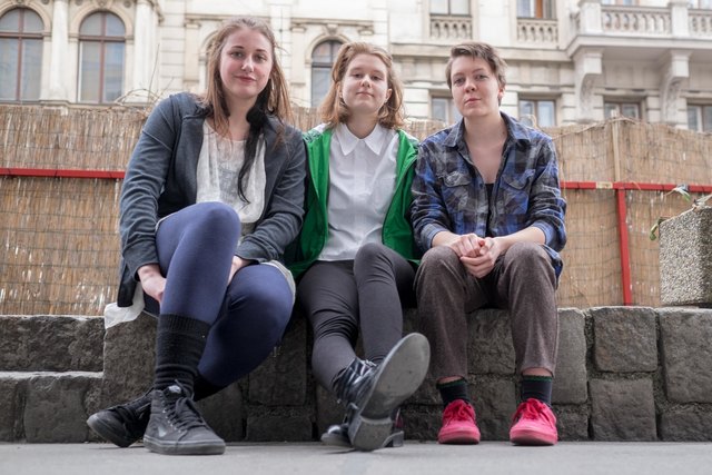 Girl-Power aus Oberösterreich: Sara, Marlene und Nele sind La Sabotage | Foto: Arnold Burghardt