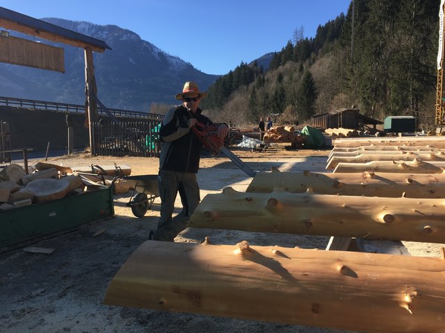 Hannes Mitterling ist begeistert bei der Arbeit