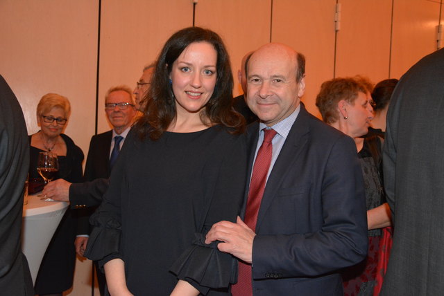 Katharina Dorian mit Staatsoperndirektor Dominique Meyer