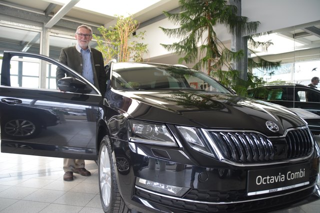 Horst Bauer stellte die neuen Škoda-Modelle vor.