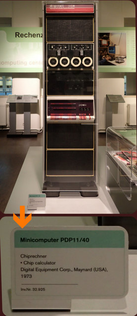 Das war wirklich und wahrhaftig ein MINI-Computer, und es ist noch gar nicht so lange her, die meisten von uns standen da in der ersten Hälfte unseres Berufslebens...