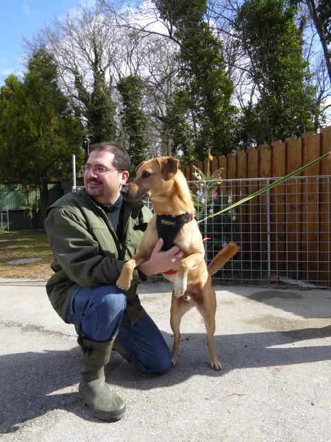 "Hansi" und Christoph Schwarzel ganz interessiert.