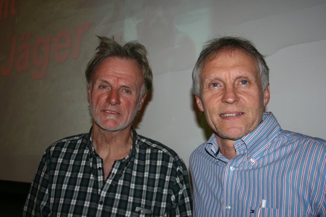 Alois Jäger (links) mit Fritz Tockner