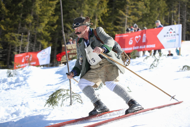 Nostalgie Ski in Wagrain: Sepp Aigner aus dem Lungau | Foto: Franz Neumayr