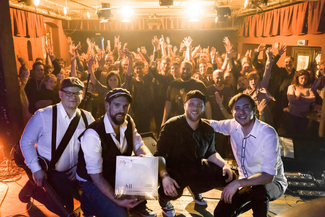 Volles Haus bei der Album-Release Party von Schilfgürtel am Samstag in der Cselley Mühle | Foto: Machtinger