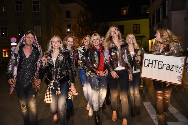 Designt von Pia Bolte: Die Kandidatinnen in den neuen Jackenkreationen der deutschen Designerin bei CHT Graz. | Foto: MAC/Conny Pail