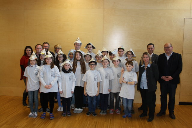 Patenschaft durch Fa. Malereibetriebe Gschwandtner mit 1 b Klasse. | Foto: WKO Grieskirchen