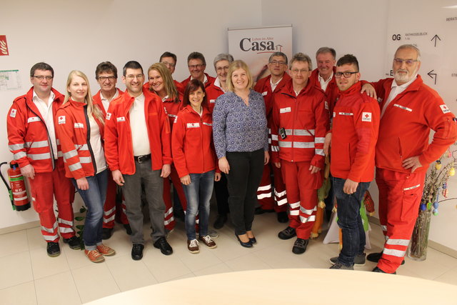 Das Rote Kreuz Kirchberg zu Besuch in der Casa. | Foto: RK Kirchberg