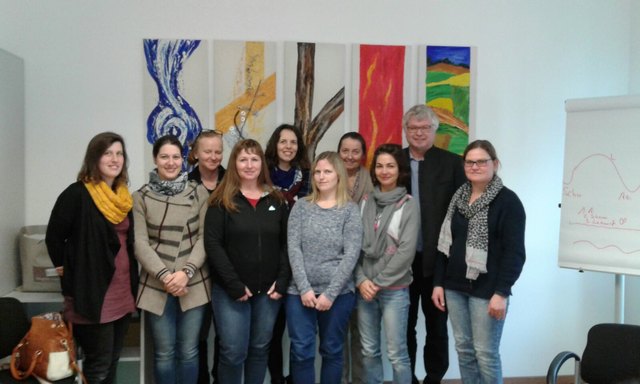 Romana Loibl, Irene Baumgartner, Regina Blauensteiner, Maria Plankenbichler, Alexandra Haselsteiner, Birgit Stutz, Marion Stix, Romana Wieland, Mag. Hans Sturm, Michaela Mattura