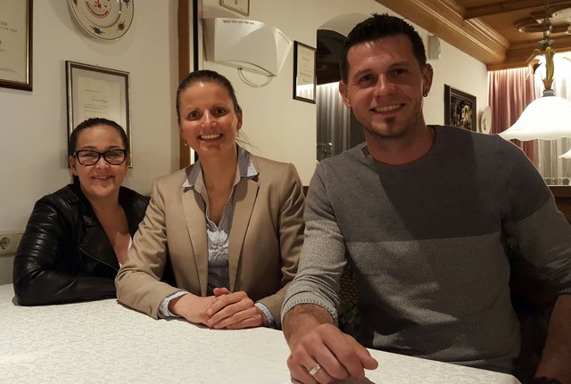 Ulrike Praxmarer, LA Bettina Ellinger und Franz Strobl (v.l.). | Foto: AAB Bezirk Kufstein