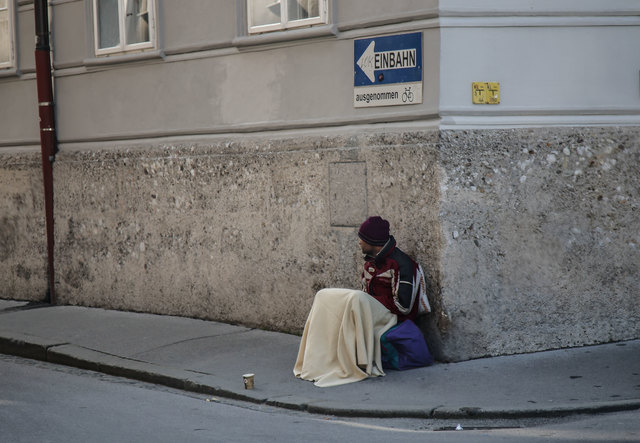 Betteln in der Stadt Salzburg | Foto: Neumayr