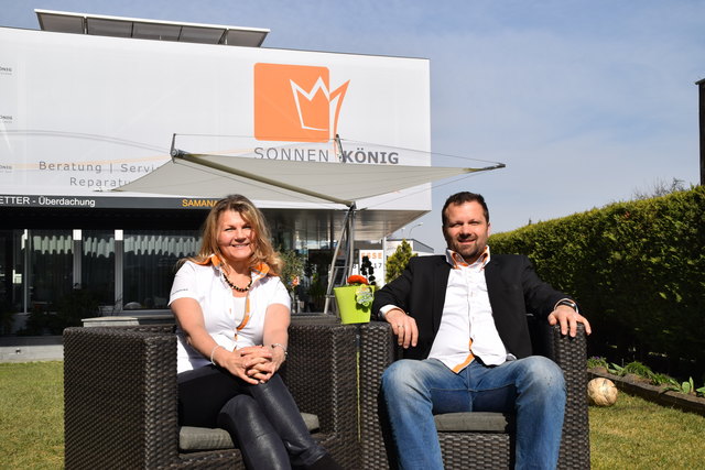 Margarete Zimmermann und Jürgen König luden zwei Tage lang zum Frühlingsfest bei Sonnen König ein.