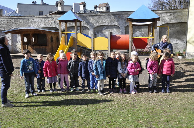 Die Kinder gaben ein Ständchen zum Besten | Foto: Stadt Hall