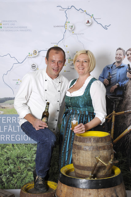 Wolfgang & Nadine Schießl sind die Pächter vom Obernberger Badwirt. Das Paar sorgt seit 2007 für das Wohl der Gäste.