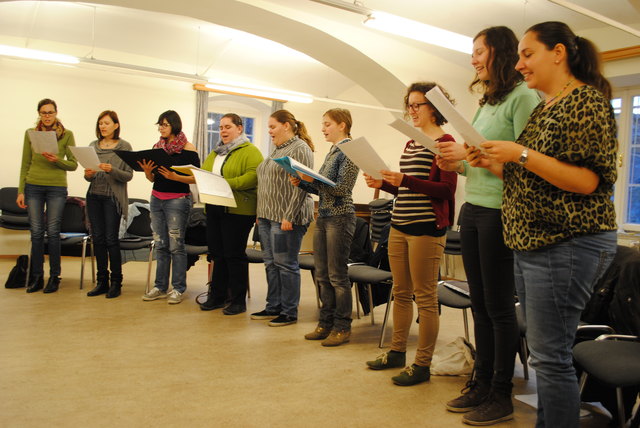 Musikbegeisterte unter sich: Das Feldbacher Ensemble startet mit dem neuen Namen „CHORios"durch.