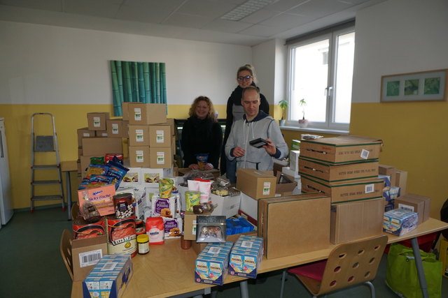 Spendenlieferung ins sws Wels