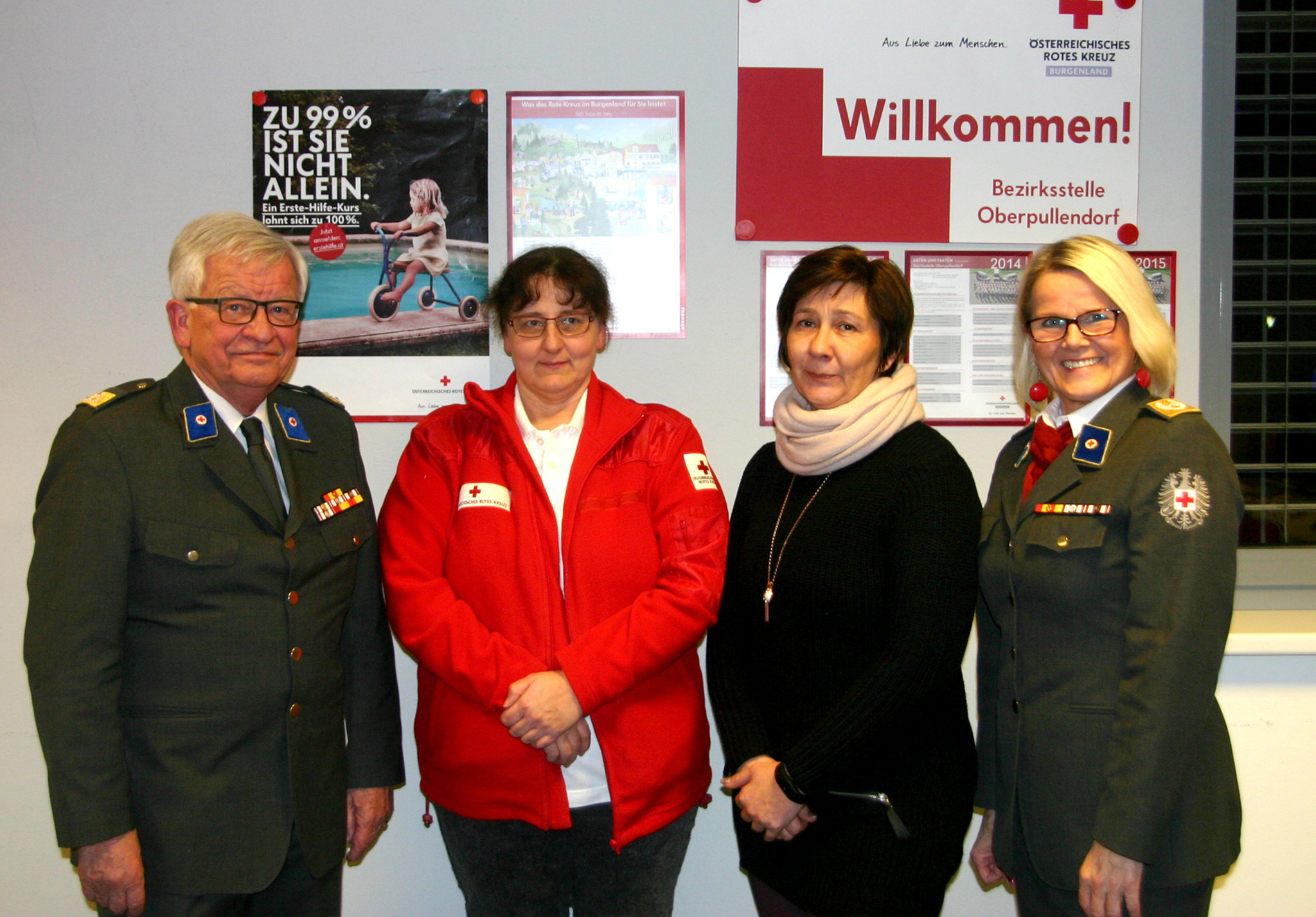 Barbara Rott Rotkreuz Neue Mitarbeiter in der Rot-Kreuz Familie - Oberpullendorf