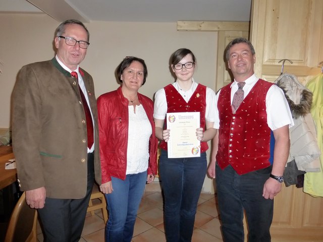 KBV-Bezirksobmann Josef Hirm, Vzbgm. Elisabeth Lobnik,
Christiane Pirouc, VTK-Obmann Herbert Vejnik (v.li) | Foto: KK