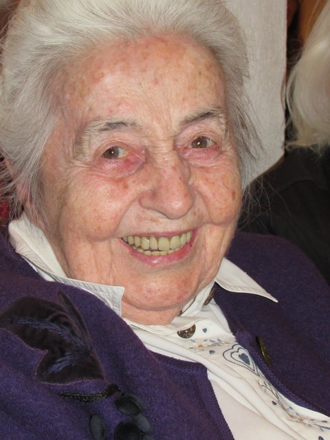 Hilde Hechenberger war unter den zahlreichen Besuchern der Vernissage.