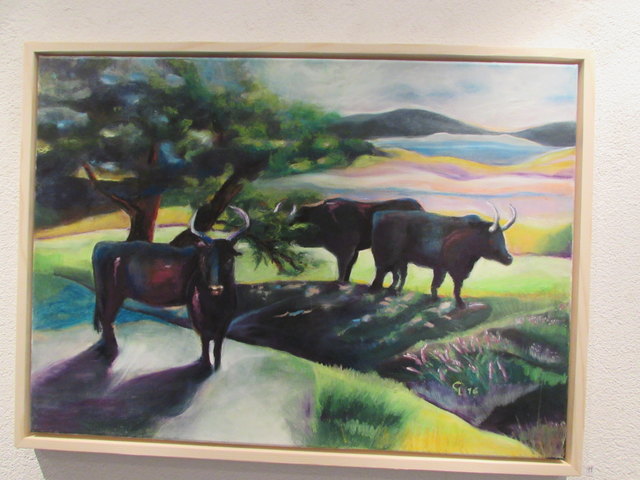 Tolle Bilder von Gerti Lechner im Kunstraum Pettneu.