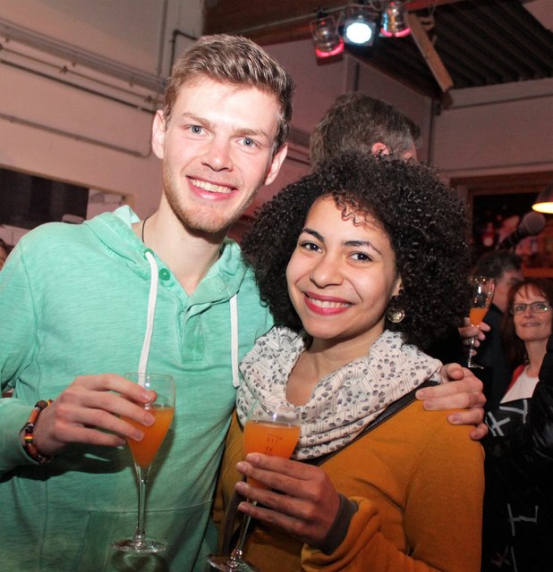 Nicolas Baireder und Roseanne Kreimel verbrachten einen schönen Kabarett-Abend in Melk.