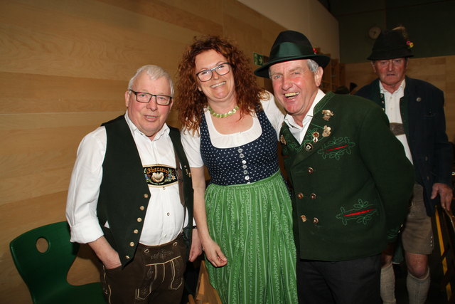 Sepp Laimer, Renate Pöllmann und Sepp Unterberger.