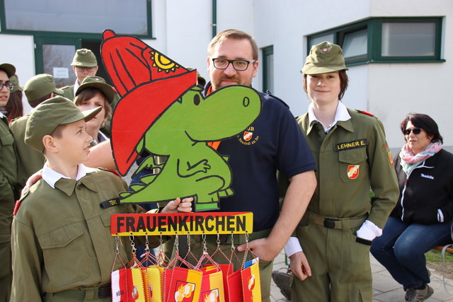 Warten auf die Medaillenverleihung.