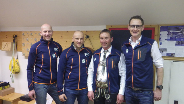 Hans Wieland, Hagen Bogensperger, Peter Gappmaier, Georg Schiefer. | Foto: Bergrettung Tamsweg