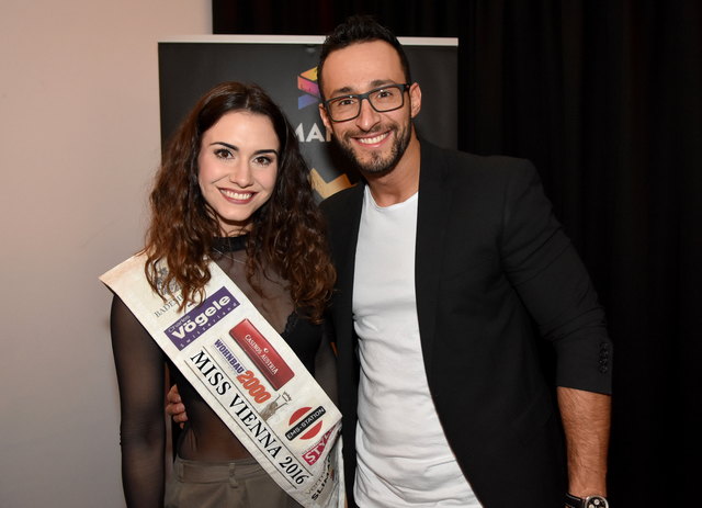 Profis in der Jury: Die amtierende Miss Vienna Kimberly Budinsky und Missen-Papa Chris Steiner.