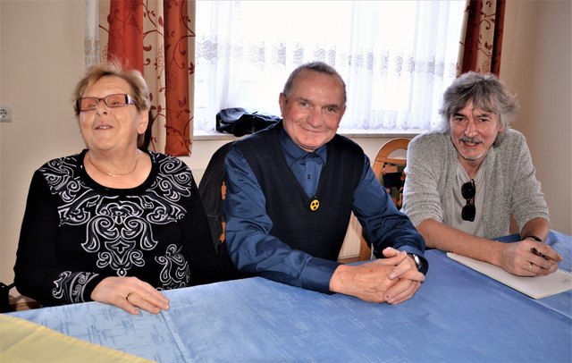 v.l.n.r. Frida Schwarz, Johann Kohlbacher,  Helmut Kroisenbrunner