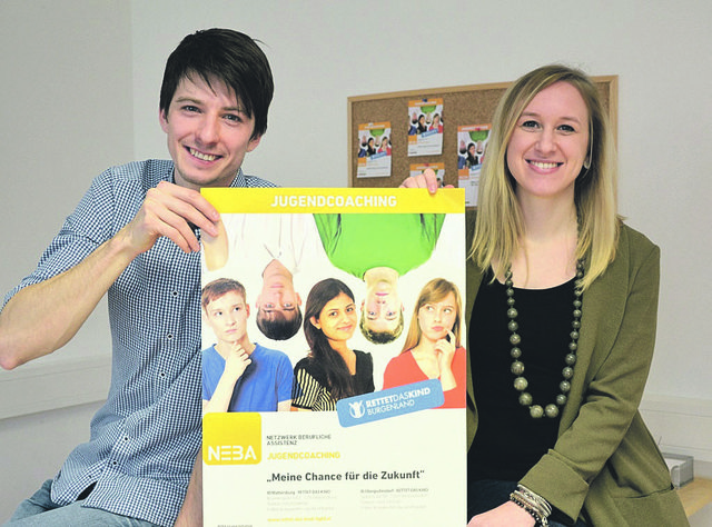 Milan Petercak und Katrin Bredl helfen Jugendlichen in Mattersburg. | Foto: Privat