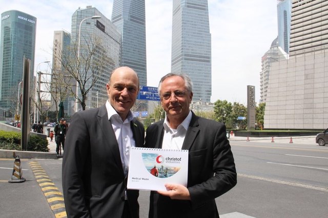 Mit der „Christof Group“ werden medizinische Abfälle in Shanghai in Zukunft effizient entsorgt.